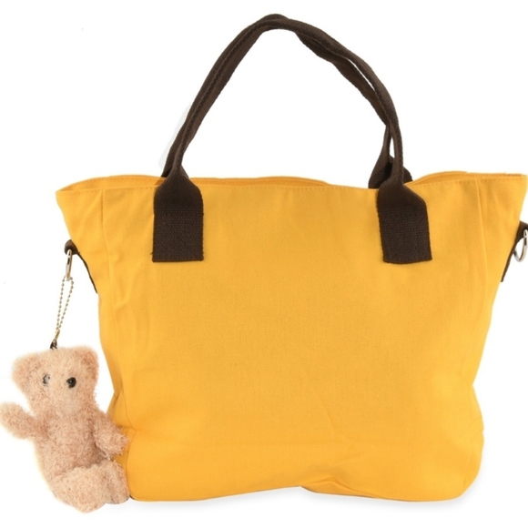 Beautiful Yellow Teddy Bear Shopper With 🐻 Charm. - Picture 2 of 7